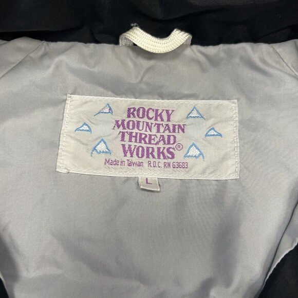 Vintage Rocky Mountain Thread Works 1/2 Zip‎ Pullover Size Large Front Pouch - Picture 3 of 9